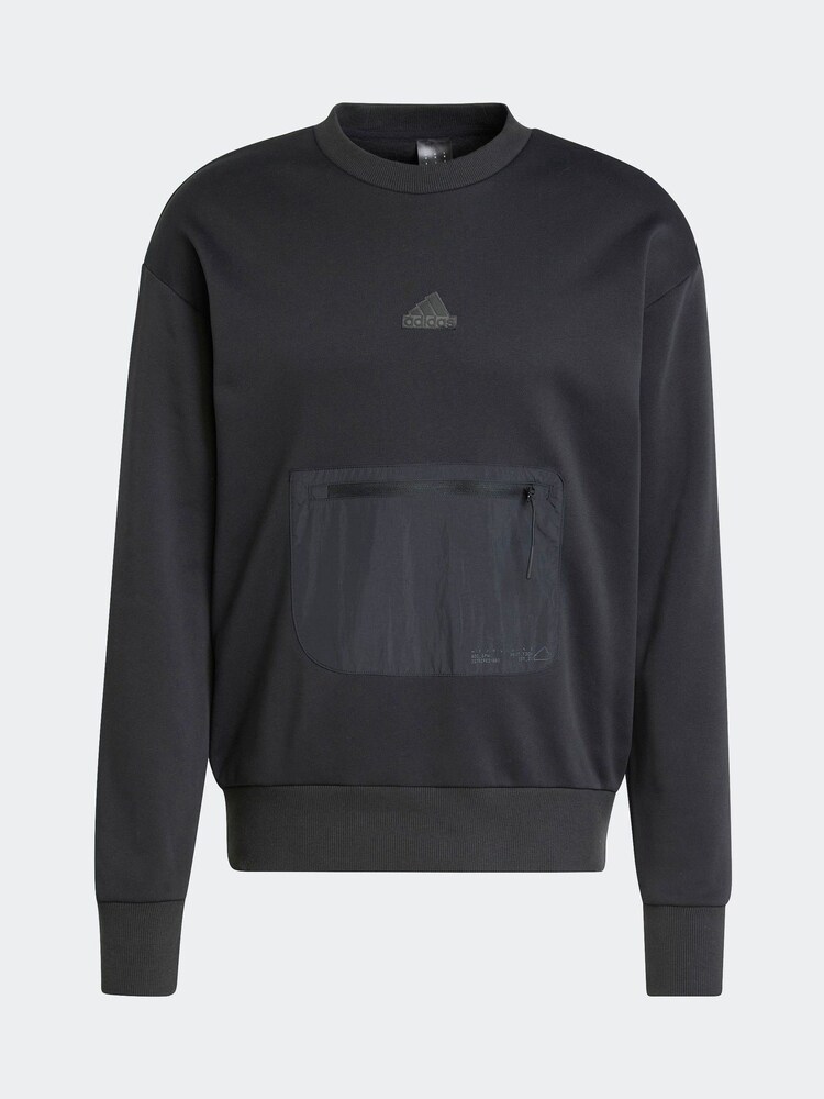 adidas Black Crew Sweatshirt - Image 7 of 7