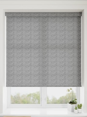 Ash Grey Squiggle Made To Measure Roller Blind - Image 1 of 5