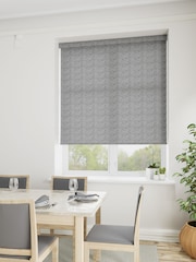 Ash Grey Squiggle Made To Measure Roller Blind - Image 2 of 5