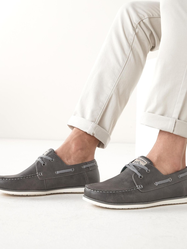 Gris - Chaussures bateau - Image 2 of 5
