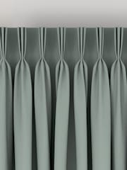 Duck Egg Blue 100% Cotton Made To Measure Curtains - Image 5 of 8