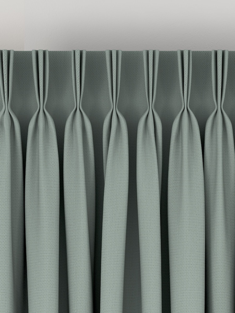 Duck Egg Blue 100% Cotton Made To Measure Curtains - Image 5 of 8