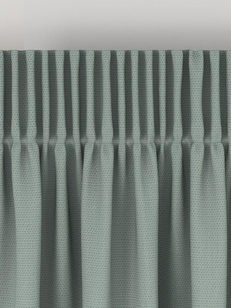 Duck Egg Blue 100% Cotton Made To Measure Curtains - Image 6 of 8