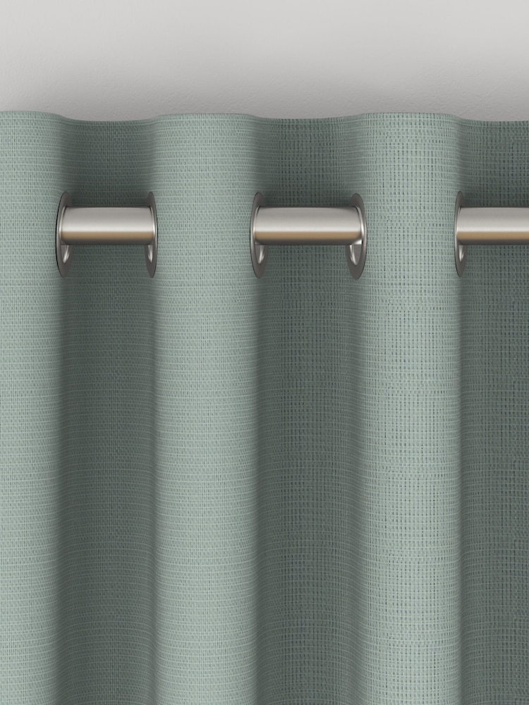 Duck Egg Blue 100% Cotton Made To Measure Curtains - Image 7 of 8