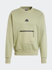 adidas Green Crew Sweatshirt - Image 7 of 7