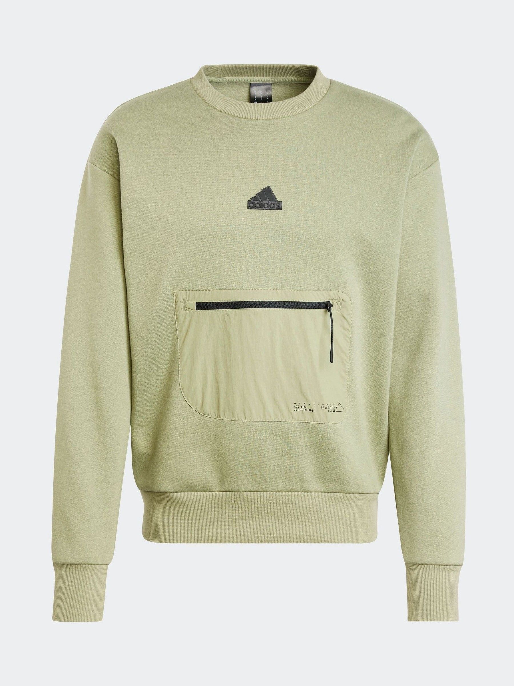 adidas Green Crew Sweatshirt - Image 7 of 7