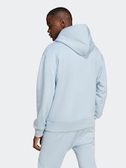 adidas Light Blue ALL SZN Hoodie - Image 2 of 8
