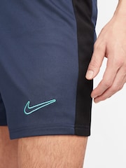 Nike Dark Navy Dri-Fit Academy Training Shorts - Image 4 of 4
