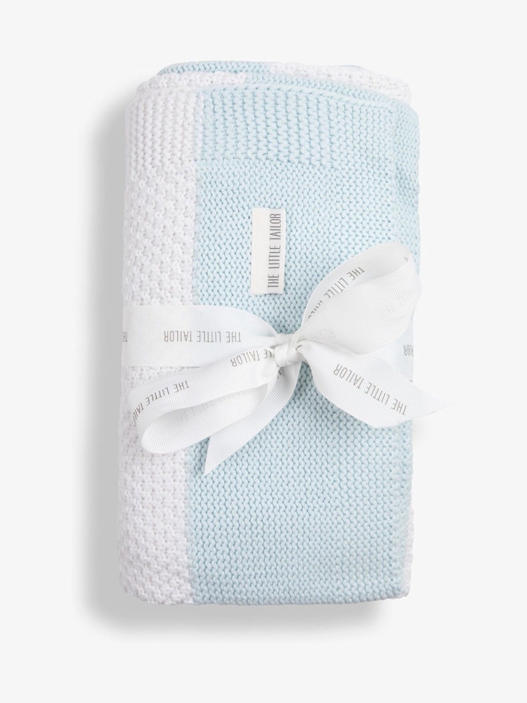 The Little Tailor Large Supersoft Textured Knitted 100% Cotton Blanket - Image 1 of 3