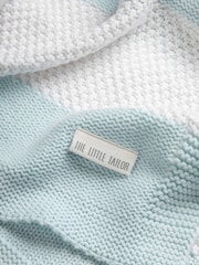 The Little Tailor Large Supersoft Textured Knitted 100% Cotton Blanket - Image 3 of 3