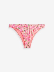 Cath Kidston Pink Ditsy Floral High Leg Bikini Briefs - Image 5 of 5