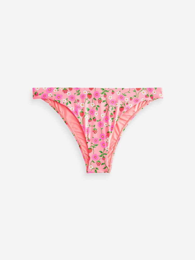 Cath Kidston Pink Ditsy Floral High Leg Bikini Briefs - Image 5 of 5