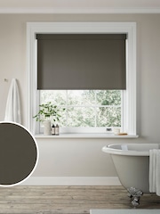 Black Echo Made to Measure Blackout Roller Blind - Image 1 of 6