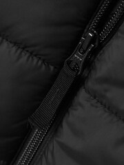 Name It Black Zip Up Padded Gilet - Image 4 of 4