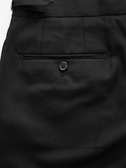 Sort - Slim Fit Jakkesæt bukser med sidejustering - Image 11 of 11