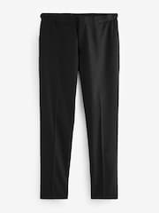 Sort - Slim Fit Jakkesæt bukser med sidejustering - Image 6 of 11