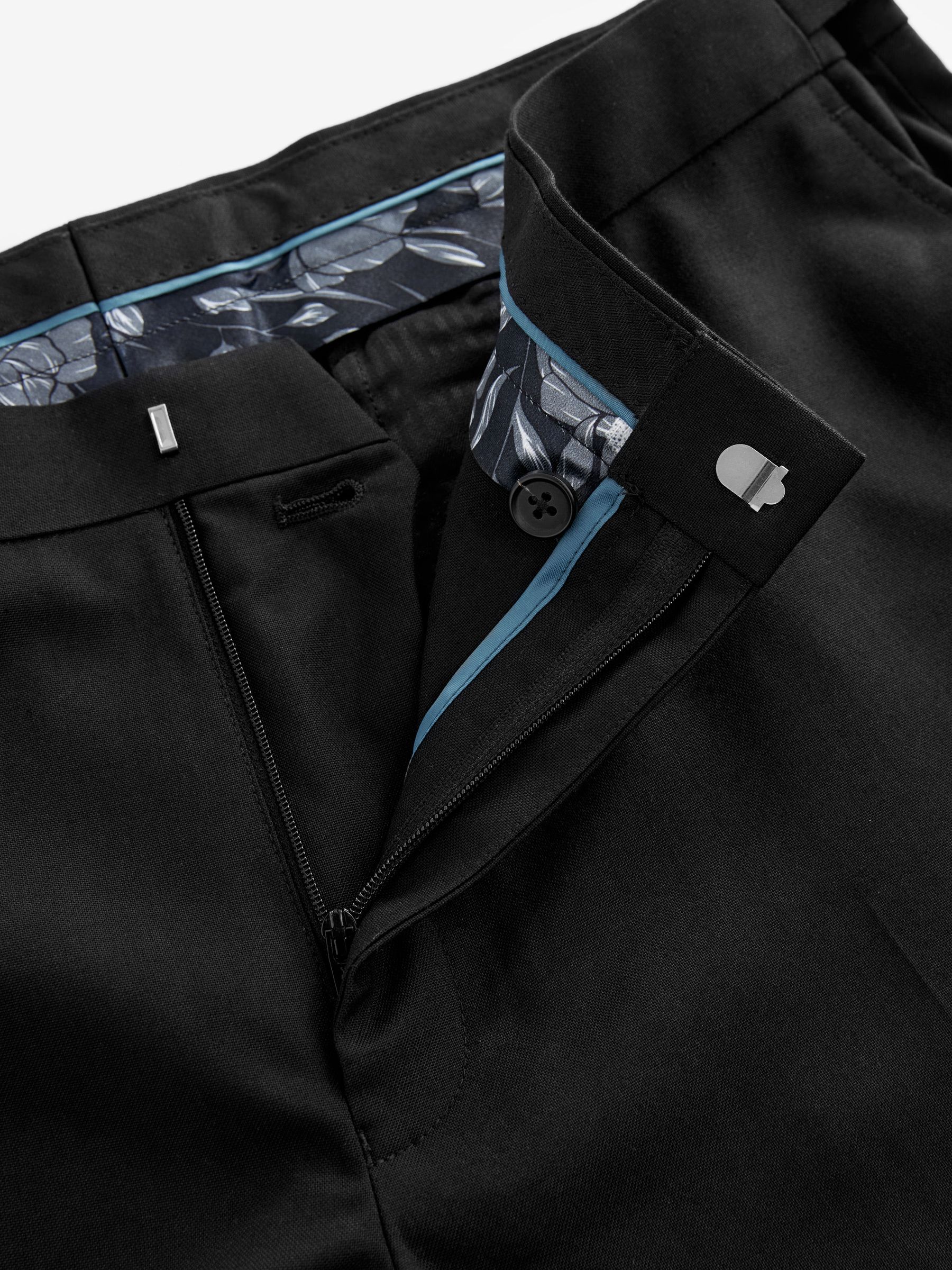 Buy Black Slim Fit Suit Trousers With Side Adjuster from Buy Black Slim Fit Suit Trousers With Side Adjuster from