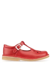 Красный - Start-Rite Lottie Leather Classic T-Bar Buckle Shoes - Image 1 of 5