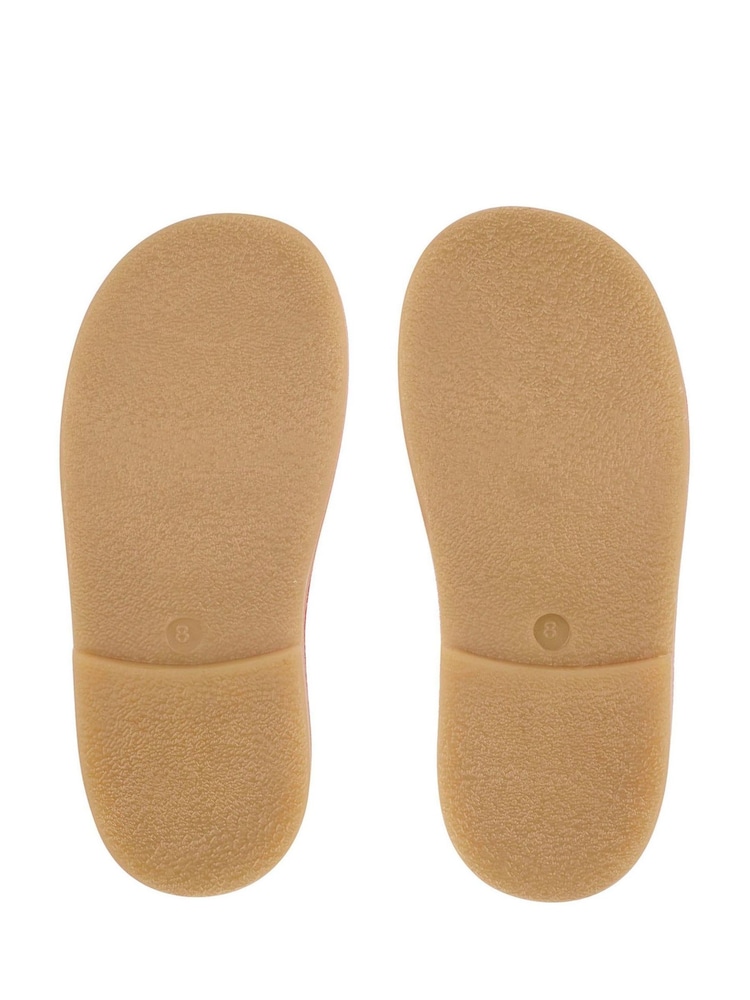 Красный - Start-Rite Lottie Leather Classic T-Bar Buckle Shoes - Image 5 of 5
