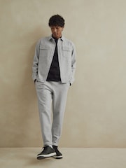 Grey Popper Shacket - Image 2 of 7