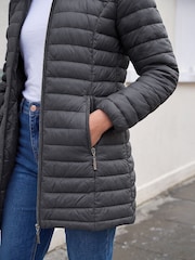 Roman Grey Petite Puffer Coat - Image 4 of 4