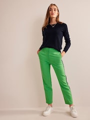 Boden Blue Eva Cashmere Crew Neck Jumper - Image 3 of 6