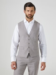 Бежевый - Skopes Костюм из твида Jude Tweed Tailored Fit Suit жилет - Image 1 of 5