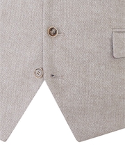 Бежевый - Skopes Костюм из твида Jude Tweed Tailored Fit Suit жилет - Image 5 of 5