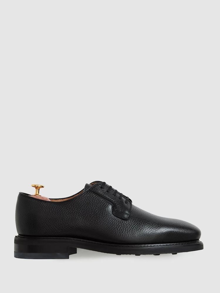 Oscar Jacobson Grained Leather Lace Up Shoes - Image 1 of 5