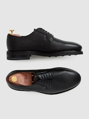 Oscar Jacobson Grained Leather Lace Up Shoes - Image 3 of 5