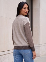Roman Brown Petite Sequin Jumper - Image 3 of 4