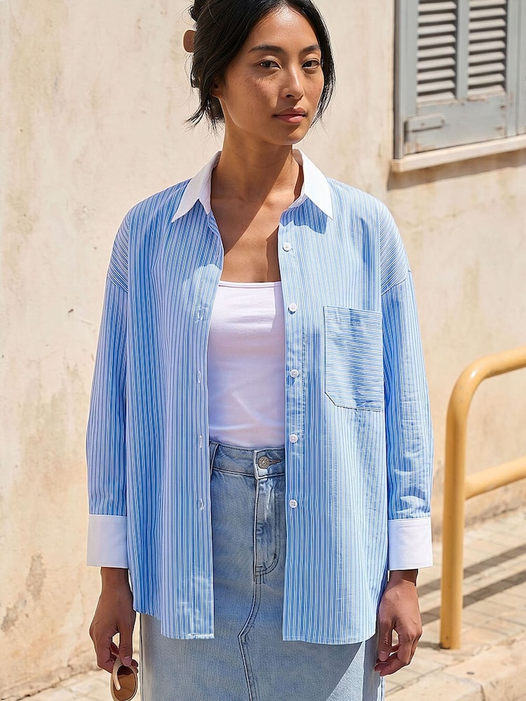 Roman Petite Contrast Shirt - 4суретінің 1 суреті