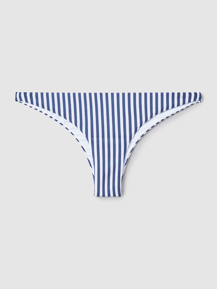 В синюю полоску - FELLA Low Rise Bikini Bottoms - Image 2 of 5