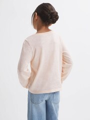 Reiss Ivory Rain 9-14 yrs Cotton Embroidered T-Shirt - Image 5 of 6