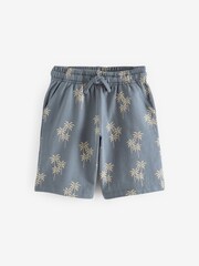 Blue 100% Cotton Bandana Print Jersey Shorts (3-16yrs) - Image 1 of 3