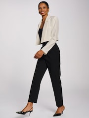 Jolie Moi White Open Front Tailored Blazer - Image 2 of 3