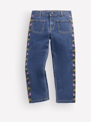 Boden Blue Patch Pocket Straight Jeans - Image 1 of 4