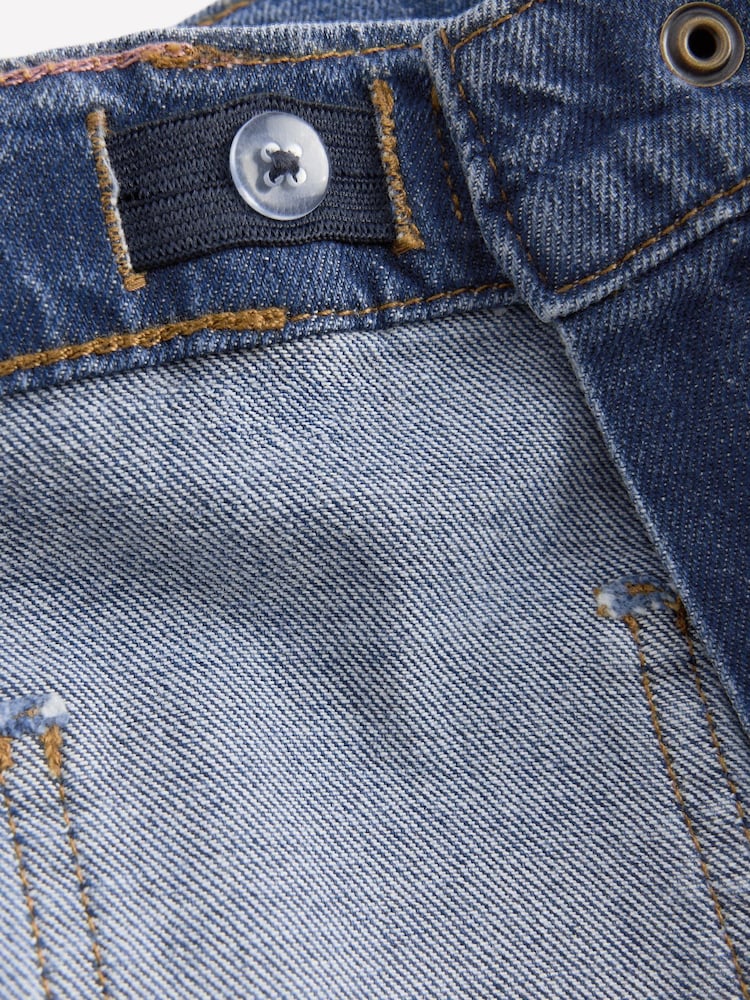 Boden Blue Patch Pocket Straight Jeans - Image 4 of 4 Boden Blue Patch Pocket Straight Jeans - Image 4 of 4