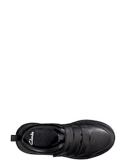 Clarks Black Scape Sky Kids Shoes - Image 7 of 8