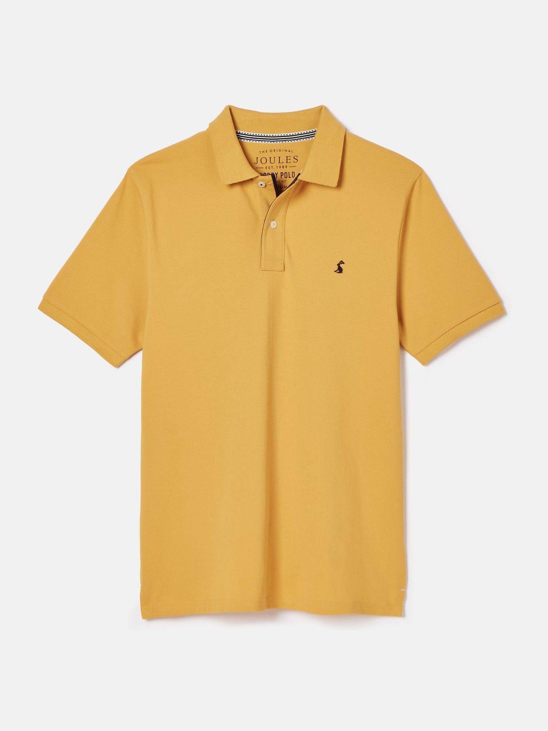 Buy Joules Woody Bright Yellow Regular Fit Cotton Pique Polo Shirt from Next Luxembourg