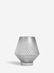 Chrome Battery Operated Medium Tapered Ambient Lamp - Image 5 of 7