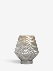 Chrome Battery Operated Medium Tapered Ambient Lamp - Image 6 of 7