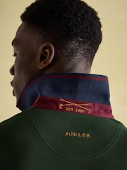 Joules Embellished Green/Navy Classic Fit Polo Shirt - Image 5 of 7