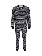 JACK & JONES Junior Blue Christmas Pyjama Set - Image 5 of 5