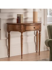 Gallery Home Natural Kami Demi Lune Table - Image 2 of 9