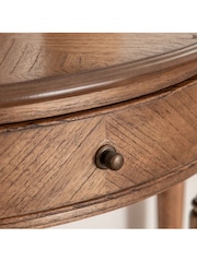 Gallery Home Natural Kami Demi Lune Table - Image 3 of 9