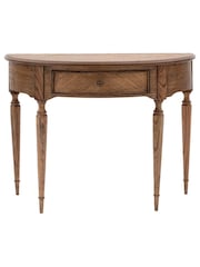 Gallery Home Natural Kami Demi Lune Table - Image 5 of 9