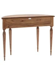Gallery Home Natural Kami Demi Lune Table - Image 7 of 9