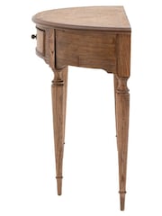 Gallery Home Natural Kami Demi Lune Table - Image 8 of 9