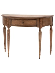 Gallery Home Natural Kami Demi Lune Table - Image 9 of 9